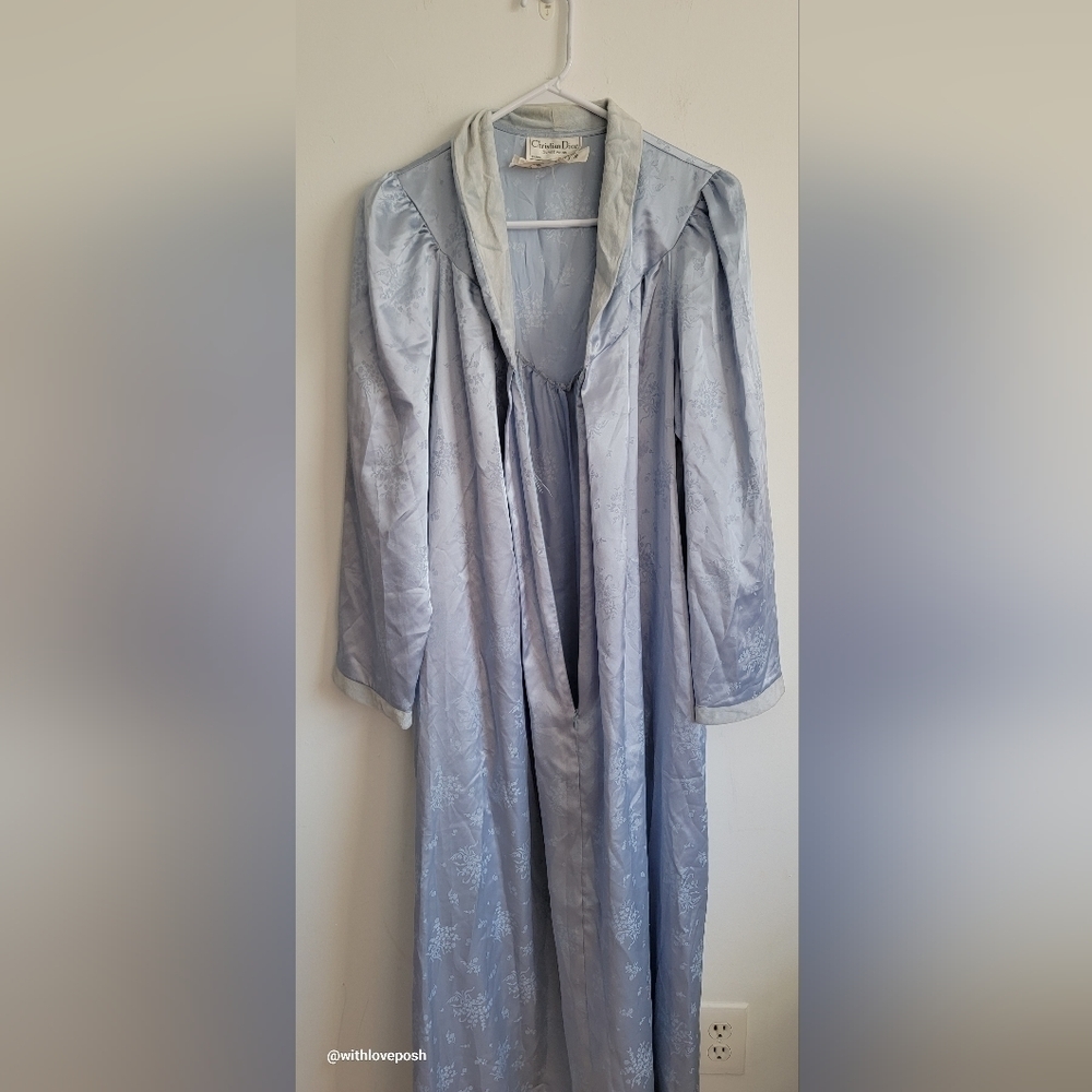 Christian DIOR vintage lounge wear house coat exclusive piece - Picture 9 of 11